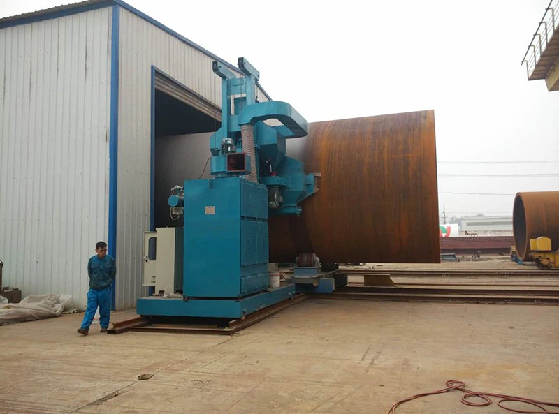 External Pipe Shot Blasting Machine factory